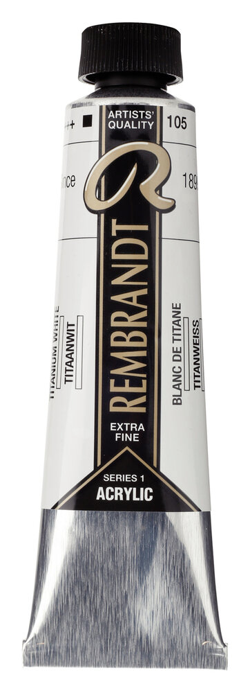 Zinkwit Rembrandt Acrylverf Talens 40 ML Kleur 104