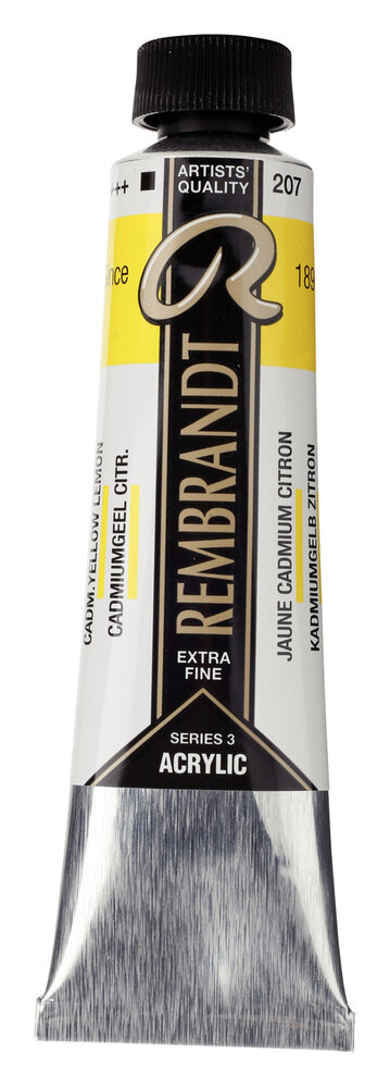 Cadmiumgeel Citroen Rembrandt Acrylverf Talens 40 ML Kleur 207