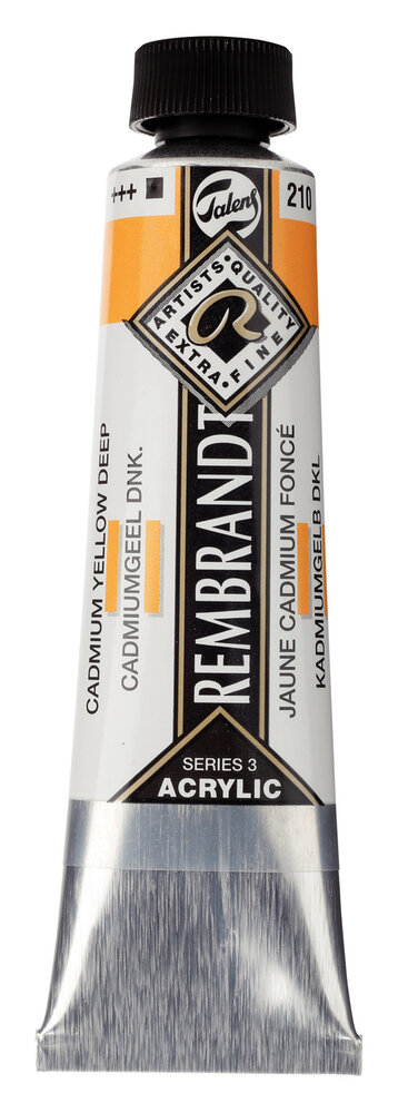 Cadmiumgeel Donker Rembrandt Acrylverf Talens 40 ML Kleur 210
