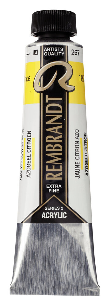 Azogeel Citroen Rembrandt Acrylverf Talens 40 ML Kleur 267