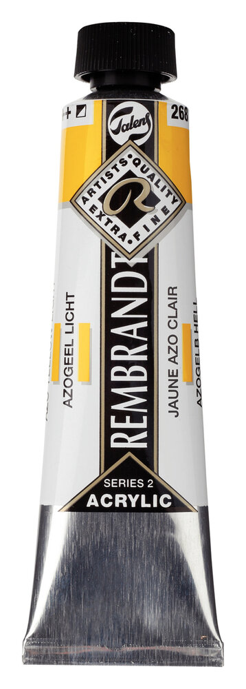 Azogeel Licht Rembrandt Acrylverf Talens 40 ML Kleur 268
