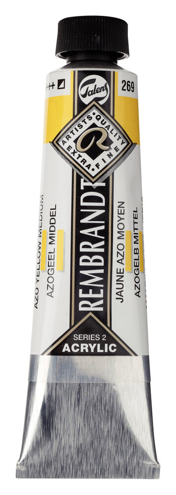 Azogeel Middel Rembrandt Acrylverf Talens 40 ML Kleur 269