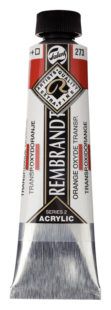 Transparant Oxydoranje Rembrandt Acrylverf Talens 40 ML Kleur 273