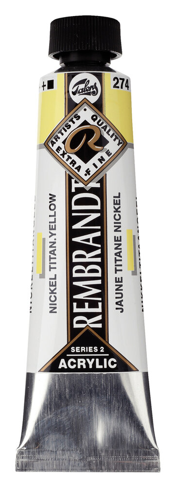 Nikkeltitaangeel Rembrandt Acrylverf Talens 40 ML Kleur 274
