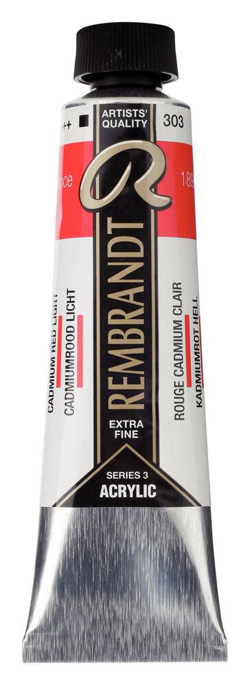 Cadmiumrood Licht Rembrandt Acrylverf Talens 40 ML Kleur 303
