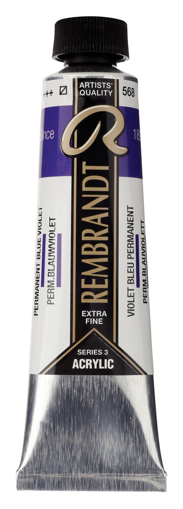 Permanentblauwviolet Rembrandt Acrylverf Talens 40 ML Kleur 568