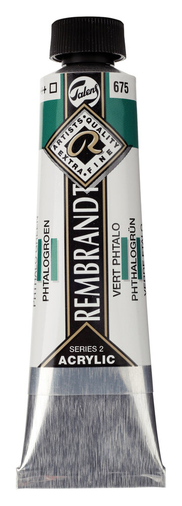 Phtalogroen Rembrandt Acrylverf Talens 40 ML Kleur 675
