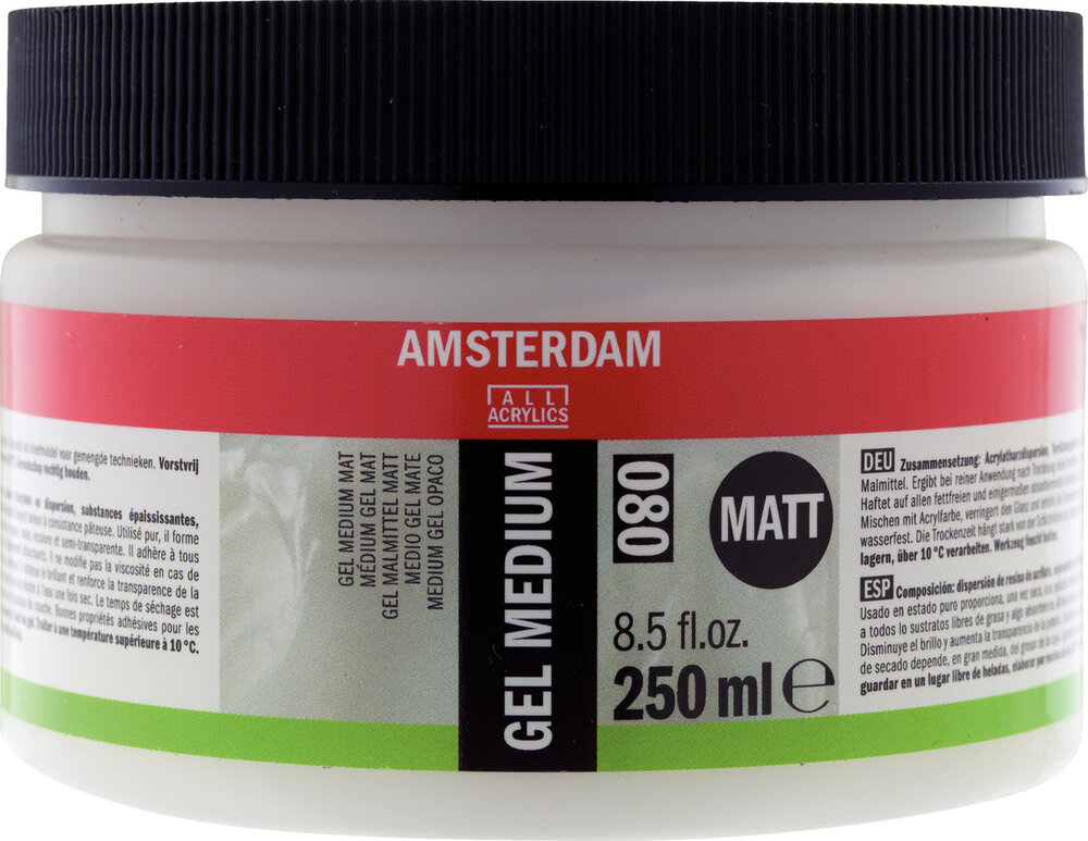 Gel Medium Mat Amsterdam Emmer 250 ML (080)