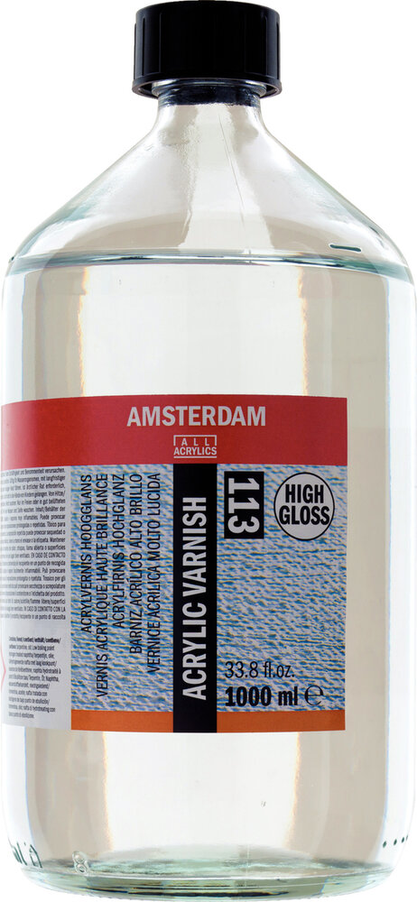 Acrylvernis Hoogglans Amsterdam Fles 1000 ML (113)