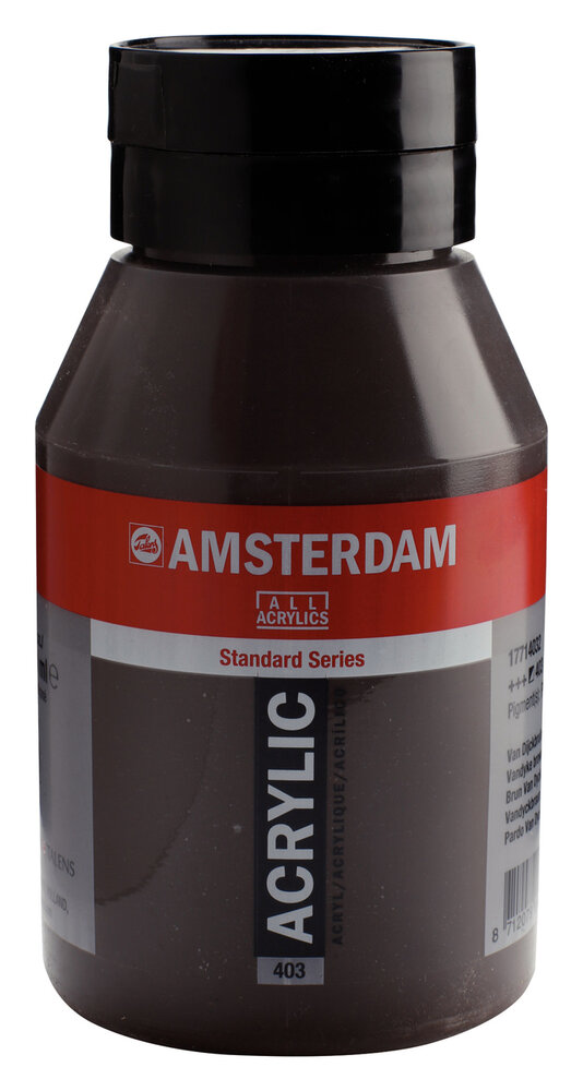 Van Dijckbruin Amsterdam Standard Series Acrylverf (1 liter) 1000 ML Kleur 403
