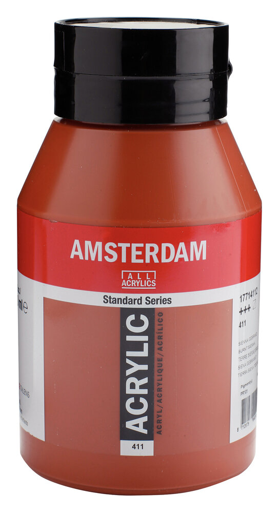 Sienna Gebrand Amsterdam Standard Series Acrylverf (1 liter) 1000 ML Kleur 411