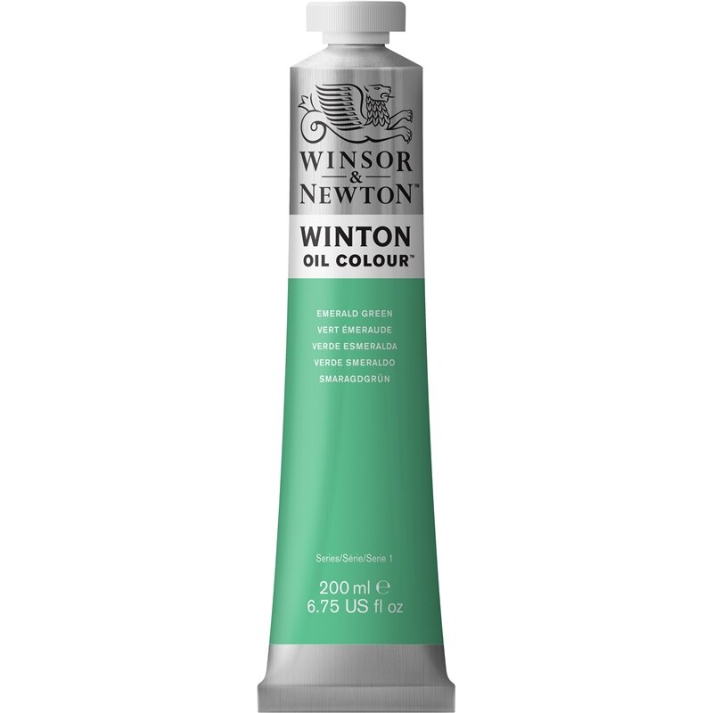 Emerald Green Winton Olieverf van Winsor &amp; Newton 200 ML Kleur 241