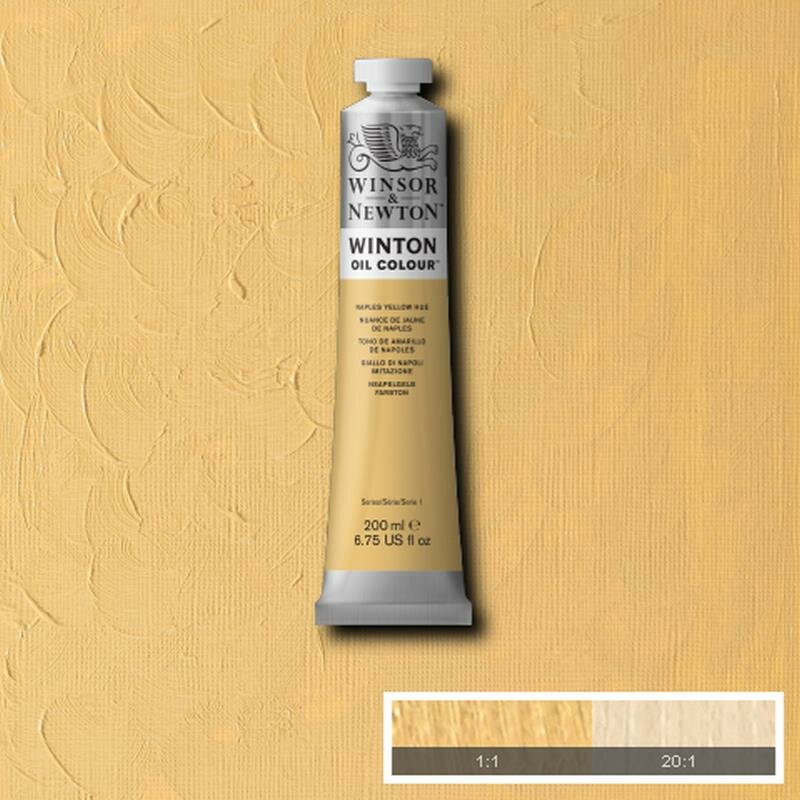 Napels Yellow Hue Winton Olieverf van Winsor &amp; Newton 200 ML Kleur 422