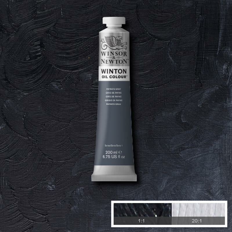 Payne's Gray Winton Olieverf van Winsor &amp; Newton 200 ML Kleur 465