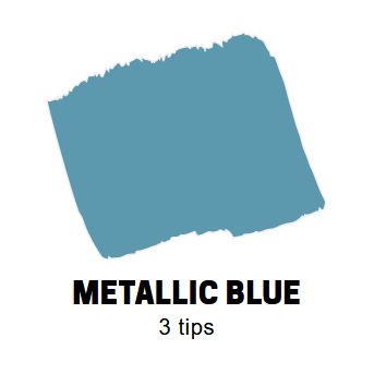 Metallic Blue Conische punt Posca Acrylverf Marker PC5M Kleur M33