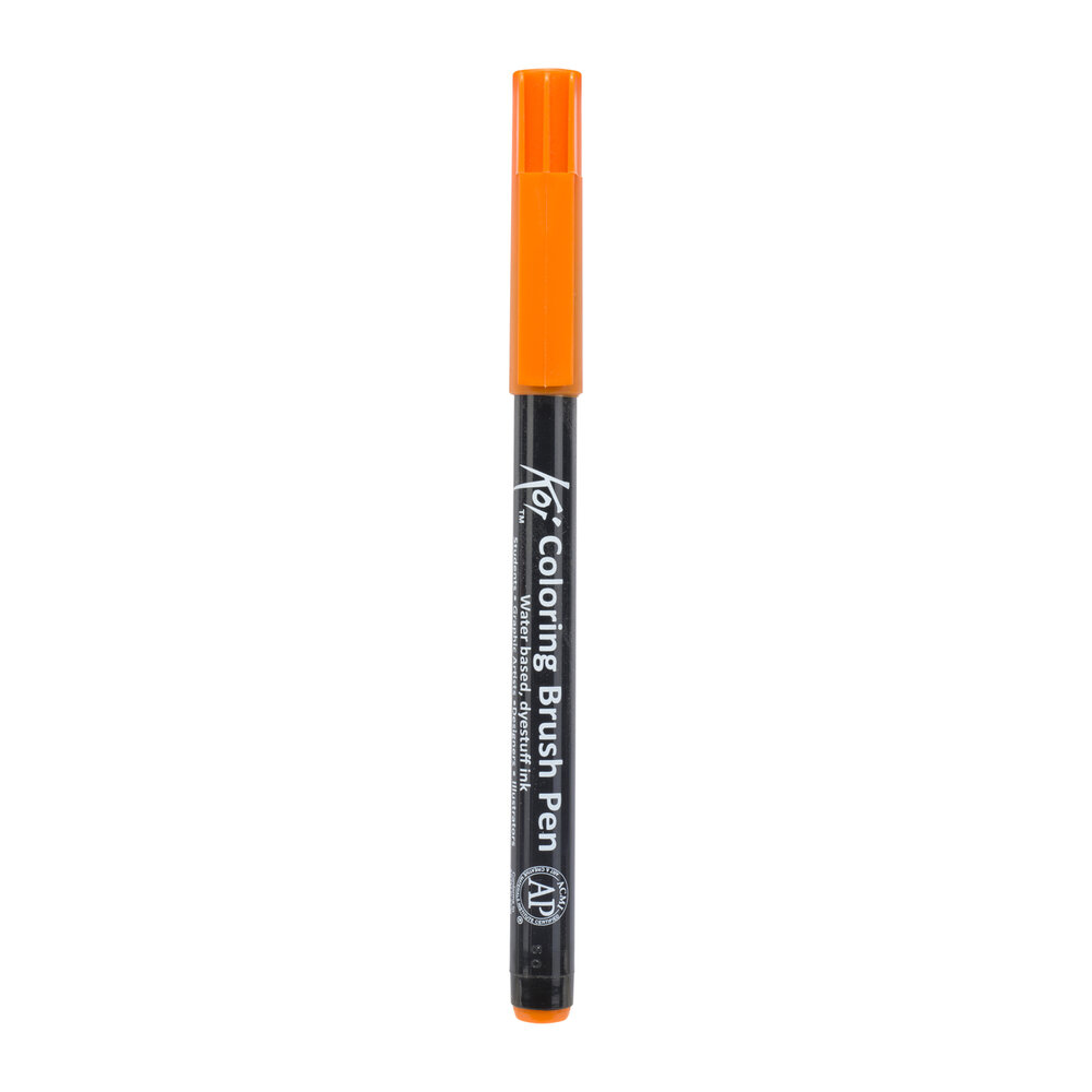 Sakura Koi Colouring Penseel Pen Oranje