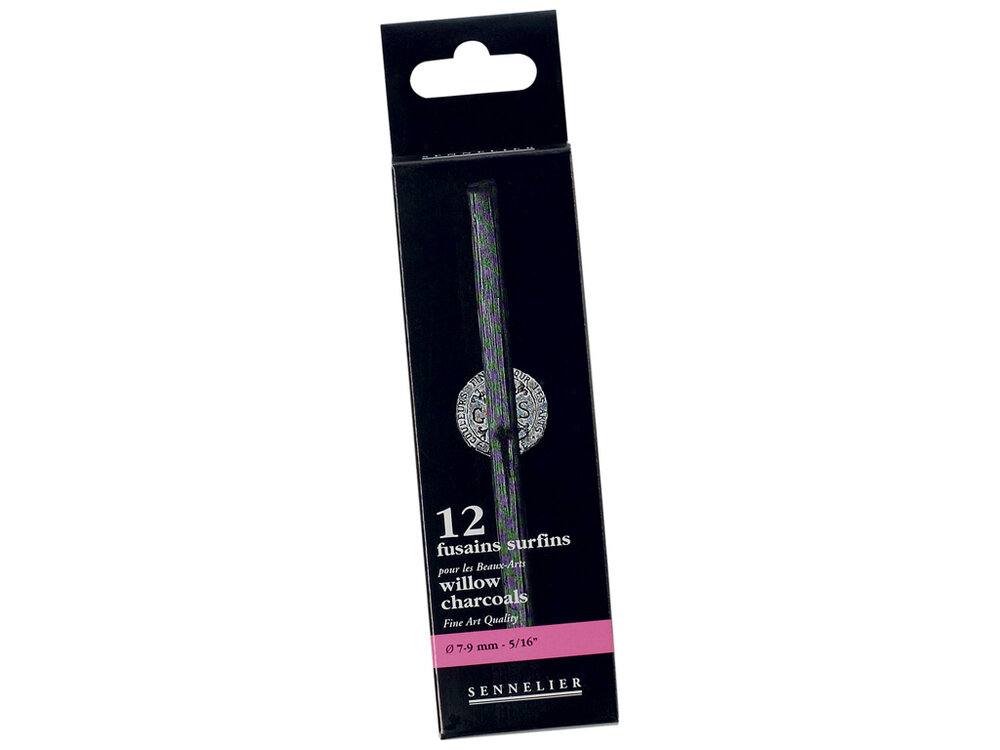 12 x Houtskool 7-9 mm Sennelier