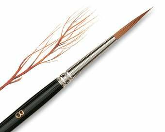 Nr. 4 DESIGN Aquarel Rond, gepunt Penseel Rapha&euml;l Serie 8826