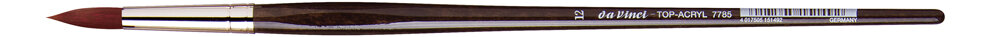 Nr 1 da Vinci TopAcryl Rondpenseel voor Acryl- &amp; Olieverf met lange steel Serie 7785
