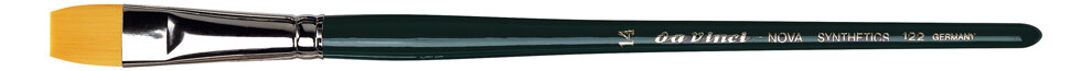 Nr 2 da Vinci Nova Platpenseel voor Aquarelverf met korte steel Serie 122