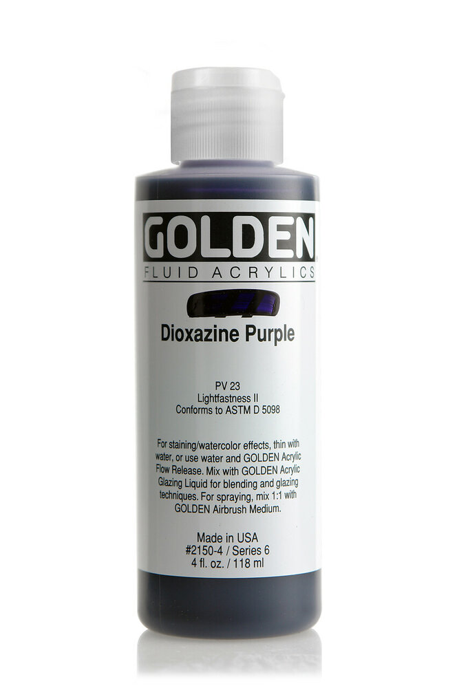 Dioxazinepurper Golden Fluid Acrylverf Flacon 118 ML Serie 6 Kleur 2150