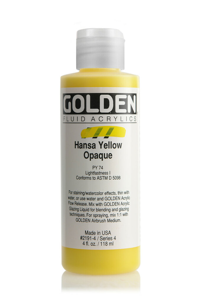 Hansageel Opaak Golden Fluid Acrylverf Flacon 118 ML Serie 4 Kleur 2191