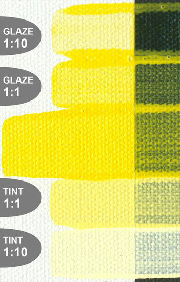 Primair Geel Golden Fluid Acrylverf Flacon 118 ML Serie 2 Kleur 2422