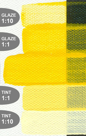 Cadmiumgeel Middel Imit. Golden Fluid Acrylverf Flacon 118 ML Serie 4 Kleur 2428