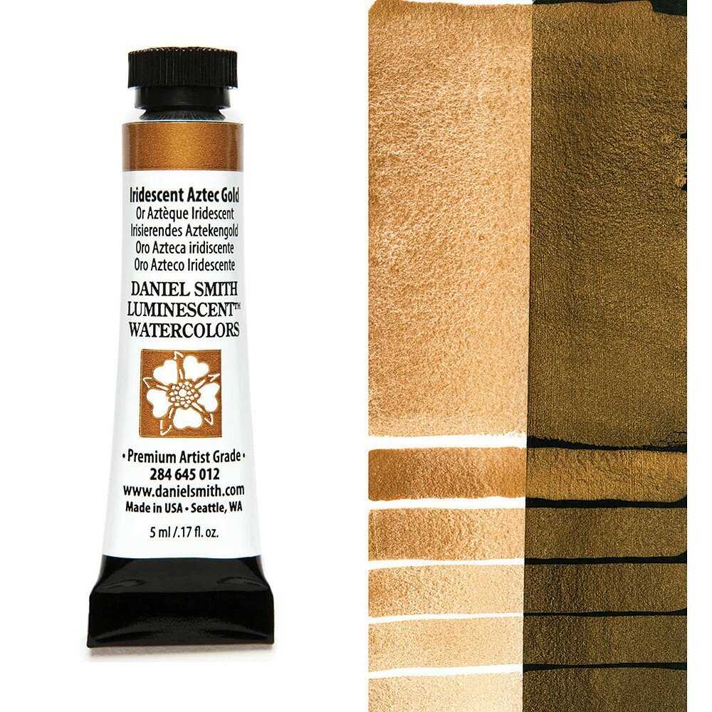 Iridescent Aztec Gold (S1) Aquarelverf Daniel Smith (Extra fine Watercolour) 5 ML Kleur 45012