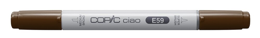 Walnut Copic Ciao alchohol inkt marker Kleur E59