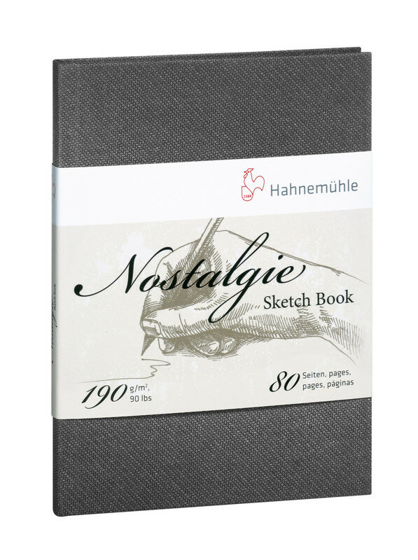 21 x 29,7 cm Tekenboek Nostalgie Portrait Tekenpapier Hahnem&uuml;hle () 40 pagina's 190 grams