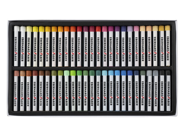 50 x Eberhard Faber Oliepastels (11mm) Assortiment kleuren
