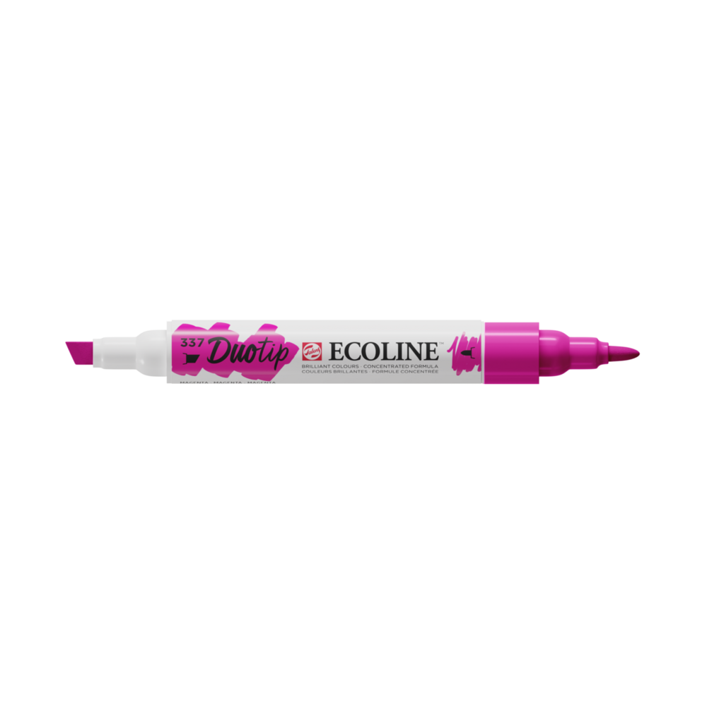 Magenta Ecoline Duotip van Talens Kleur 337