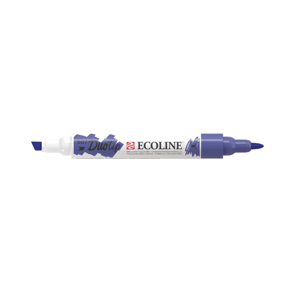 Ultramarijnviolet Ecoline Duotip van Talens Kleur 507