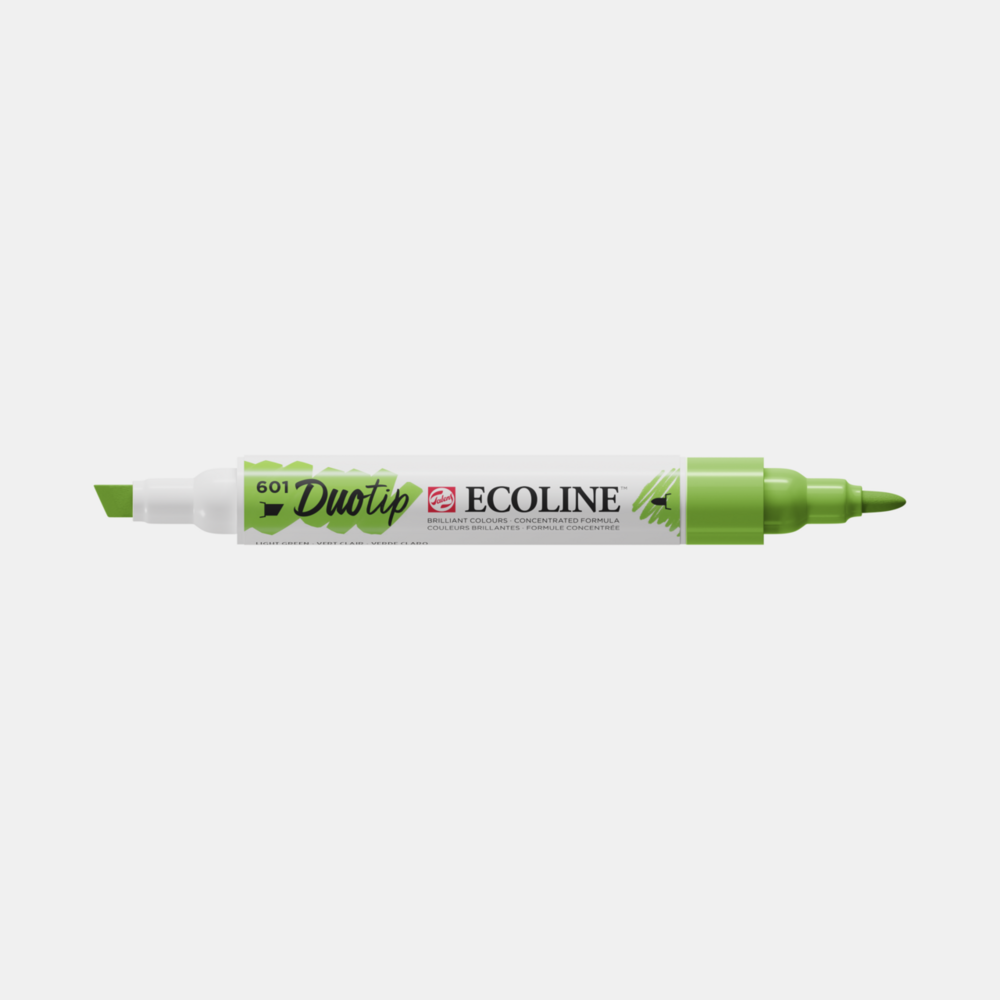 Lichtgroen Ecoline Duotip van Talens Kleur 601