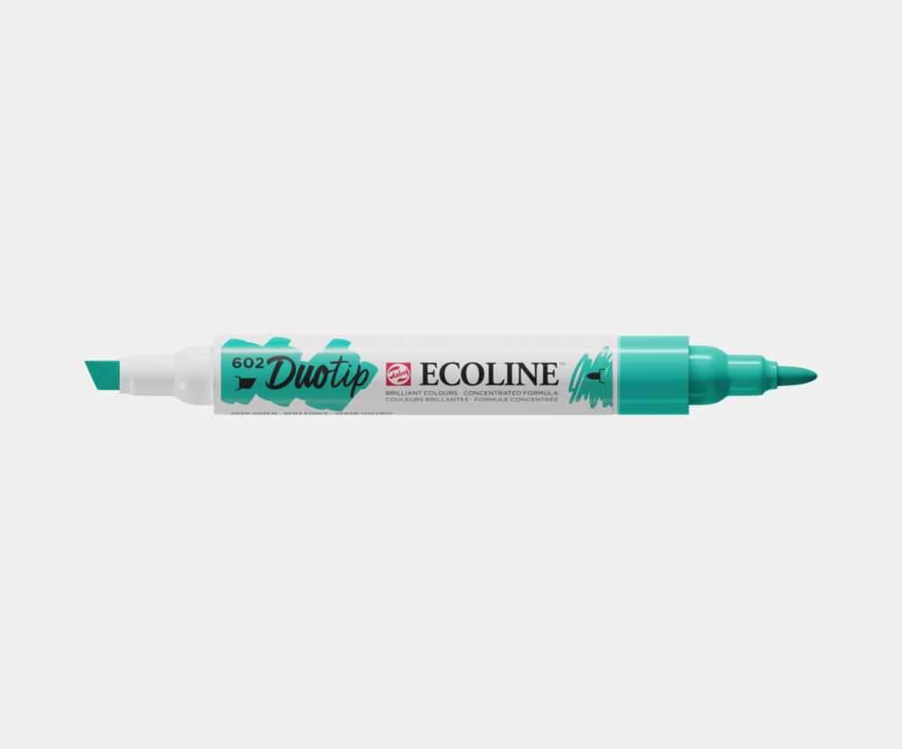 Donkergroen Ecoline Duotip van Talens Kleur 602