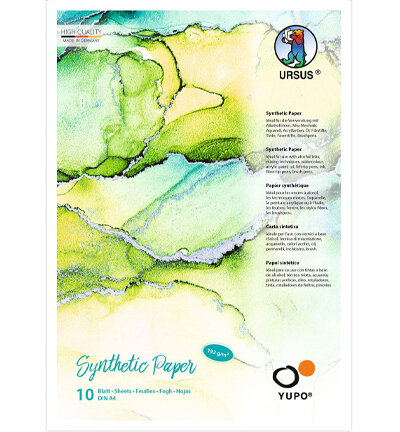 A4 Synthetisch Papier Yupo Wit 10 vellen 192 grams