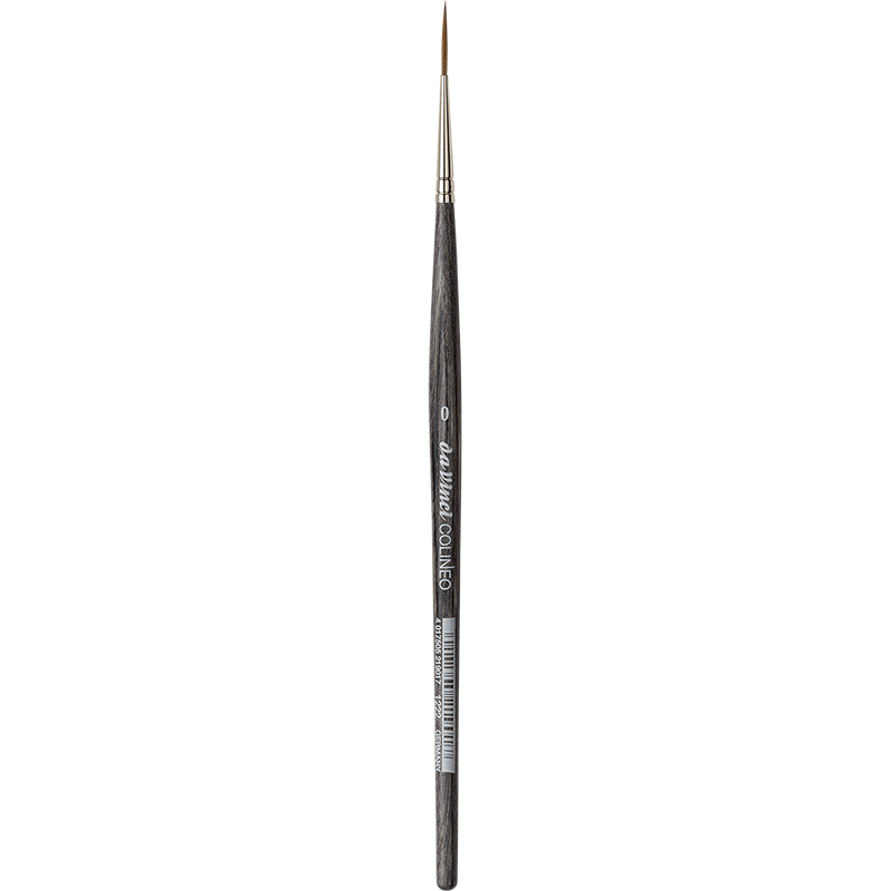 Nr 0 Colineo Sleperpenseel voor Aquarelverf met korte steel Serie 1222