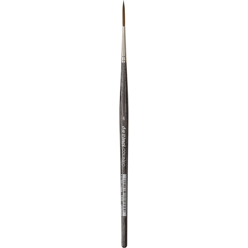 Nr 4 Colineo Sleperpenseel voor Aquarelverf met korte steel Serie 1222