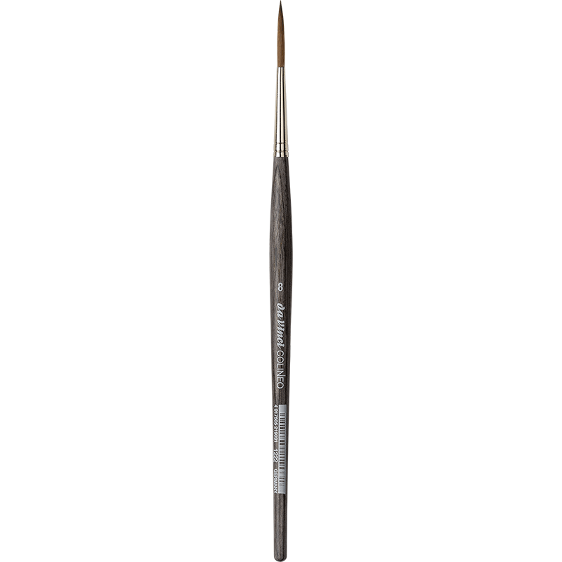 Nr 8 Colineo Sleperpenseel voor Aquarelverf met korte steel Serie 1222