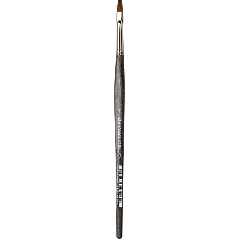 Nr 4 Colineo Platpenseel voor Aquarelverf met korte steel Serie 5822