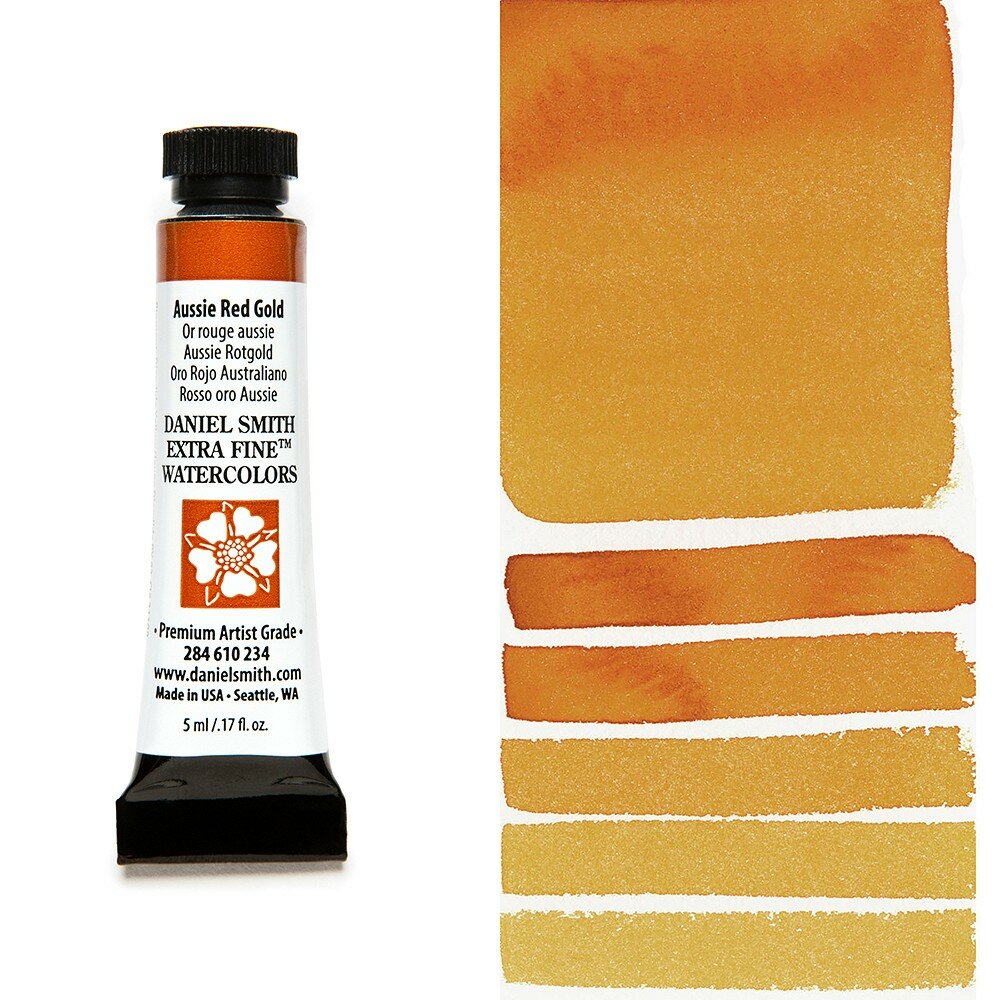 Aussie Red Gold (S2) Aquarelverf Daniel Smith (Extra fine Watercolour) 5 ML Kleur 234