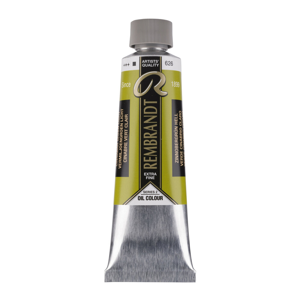 Vermiljoengroen Licht Rembrandt Olieverf Royal Talens 150 ML (serie 2) Kleur 626