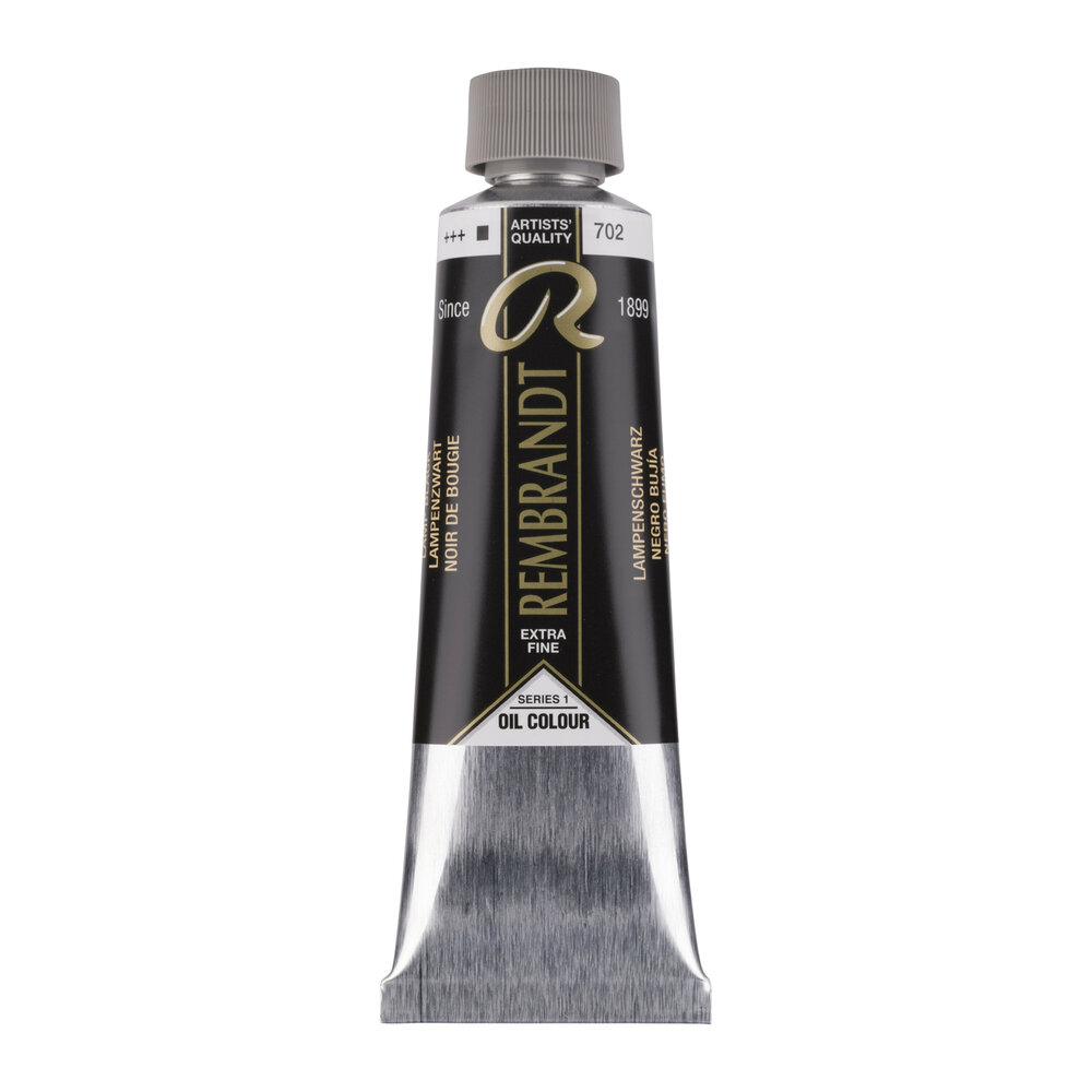 Lampenzwart Rembrandt Olieverf Royal Talens 150 ML (serie 1) Kleur 702