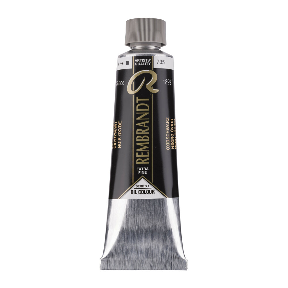 Oxydzwart Rembrandt Olieverf Royal Talens 150 ML (serie 1) Kleur 735