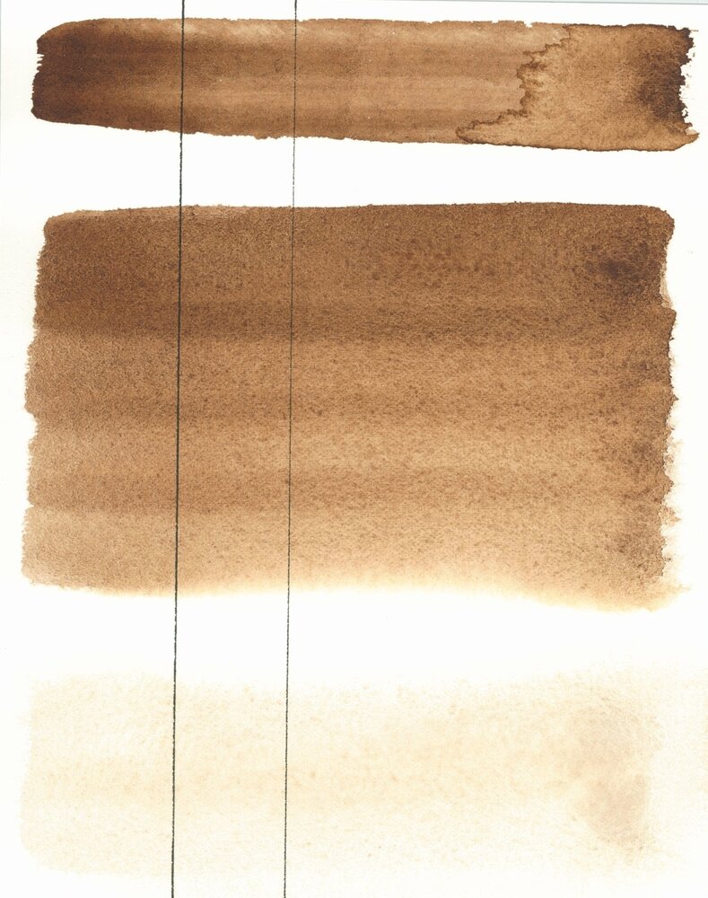 Natural Umber Reddish Aquarius Heel napje Aquarelverf van Roman Szmal Kleur 137