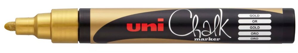 Goud Uni Ball Krijtmarker met conische punt 1,8 - 2,5 mm (5M)