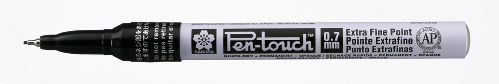 Zwart Sakura Pen-Touch Extra Fine (0,7 mm)