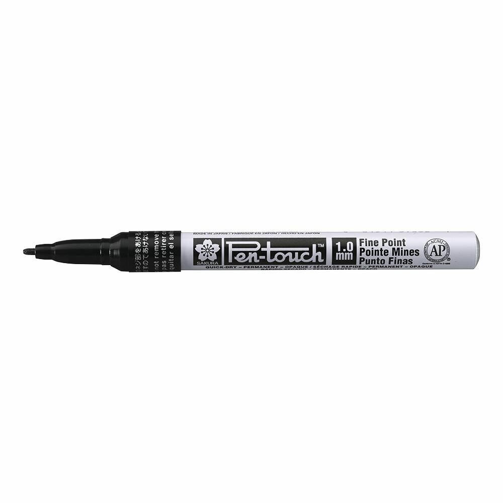 Zwart Sakura Pen-Touch Fine (1 mm)
