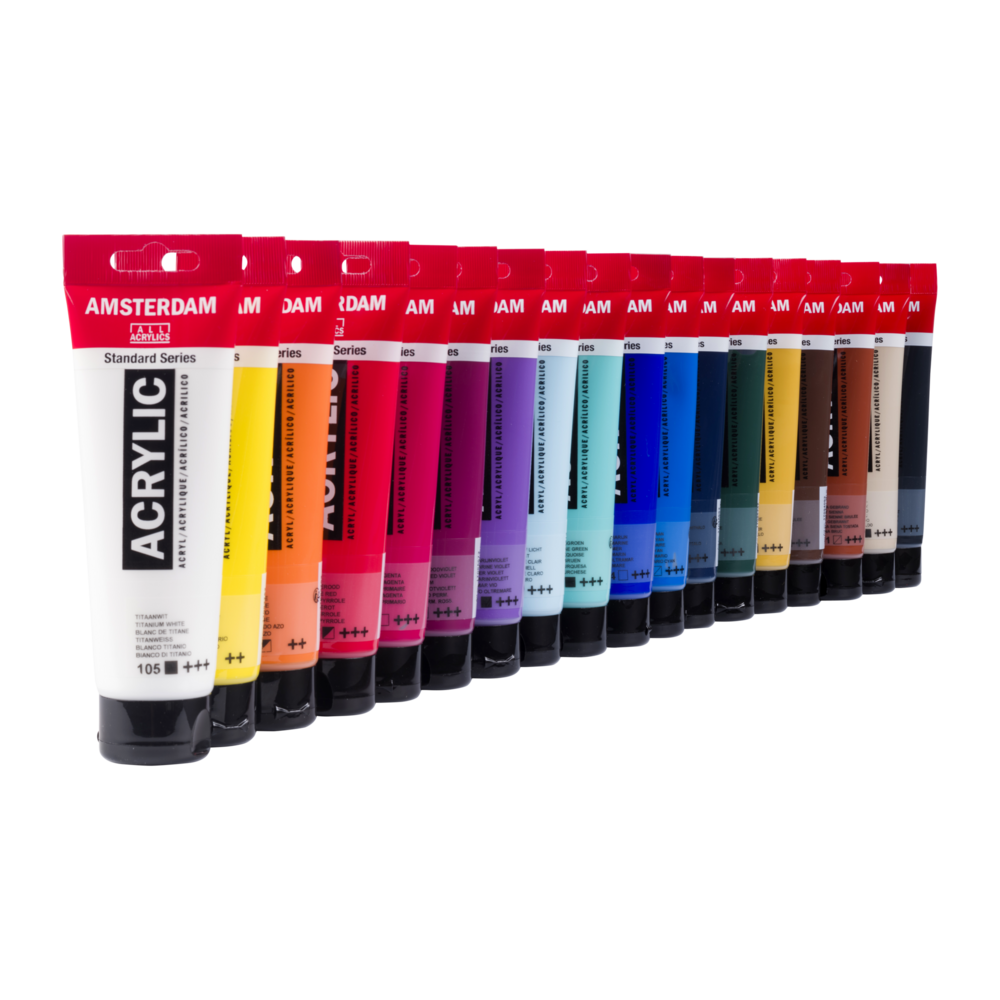 Value pack Amsterdam Standard Series Acrylverf 18 x 120 ml 